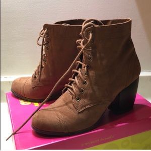 Brown booties